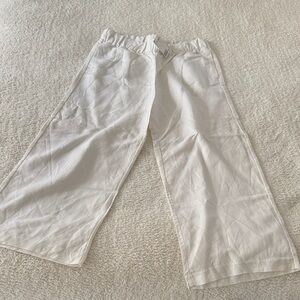 White Linen Pants
